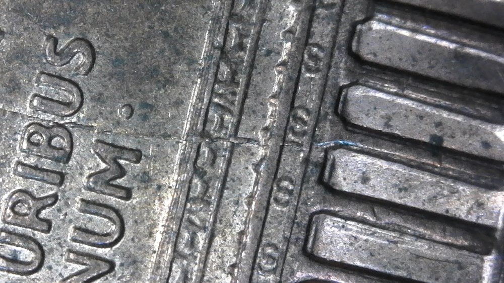 1996-P-Lincoln-Memorial-Cent-With-Bisecting-Rim-To-Rim-Die-Crack-Found-CRH!